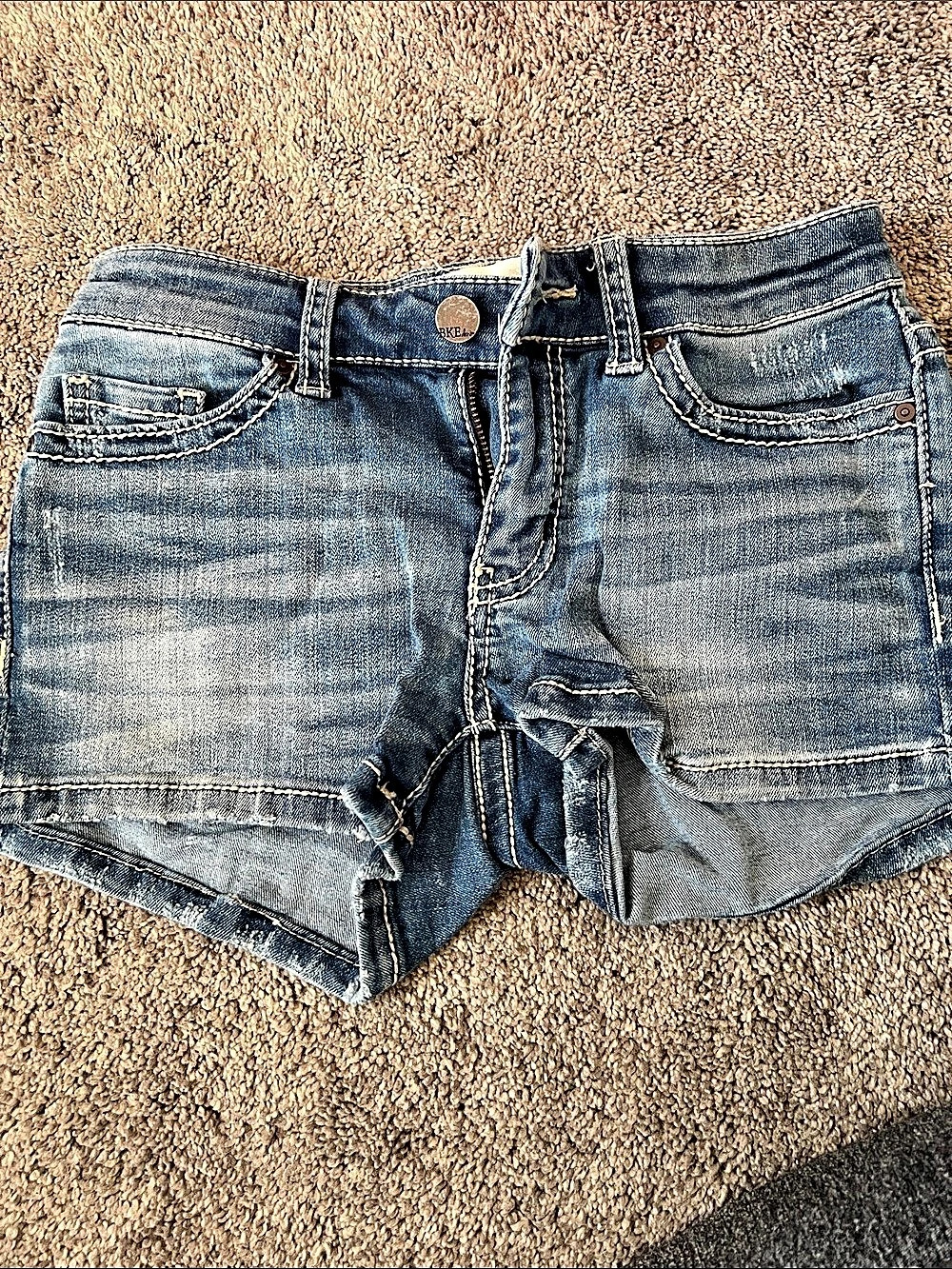 BKE Jeans Women's Denim Jean Shorts Waist 23